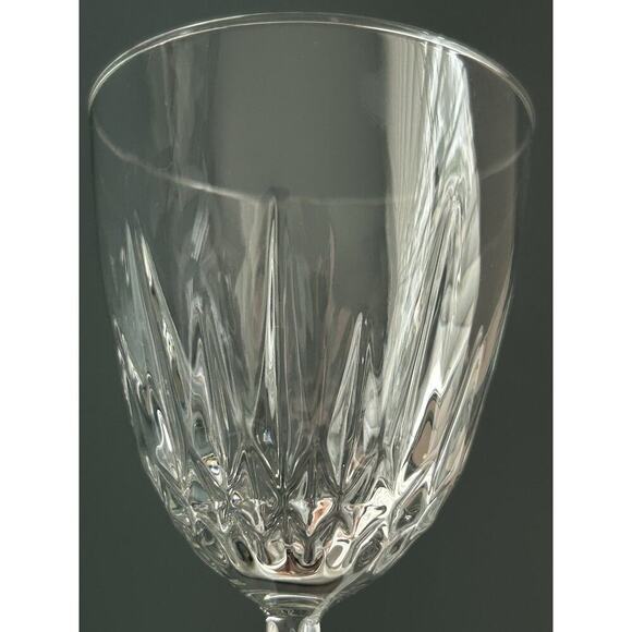 (4) Cristal D'Arques Diamant Claret 5 3/4” Wine Glasses France Vintage Clear - Picture 7 of 11